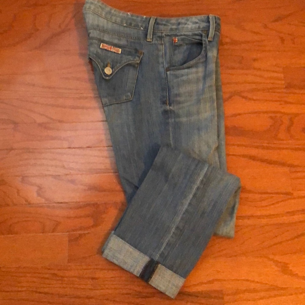 Hudson boyfriend crop jeans